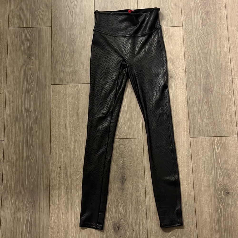 Black shiny Spanx